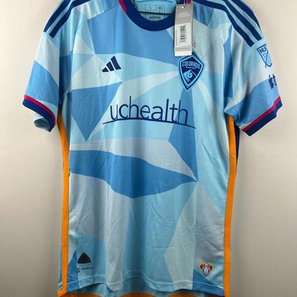 adidas Other - Adidas Colorado Rapids Away Men's AUTHENTIC Jersey 2023-24 Size Mens L NWT